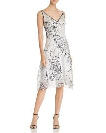 Elie Tahari Seldana Abstract-Print Silk Slip Dress at Bloomingdales